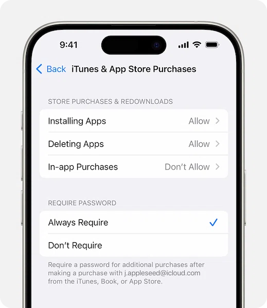 App Strore Purchases